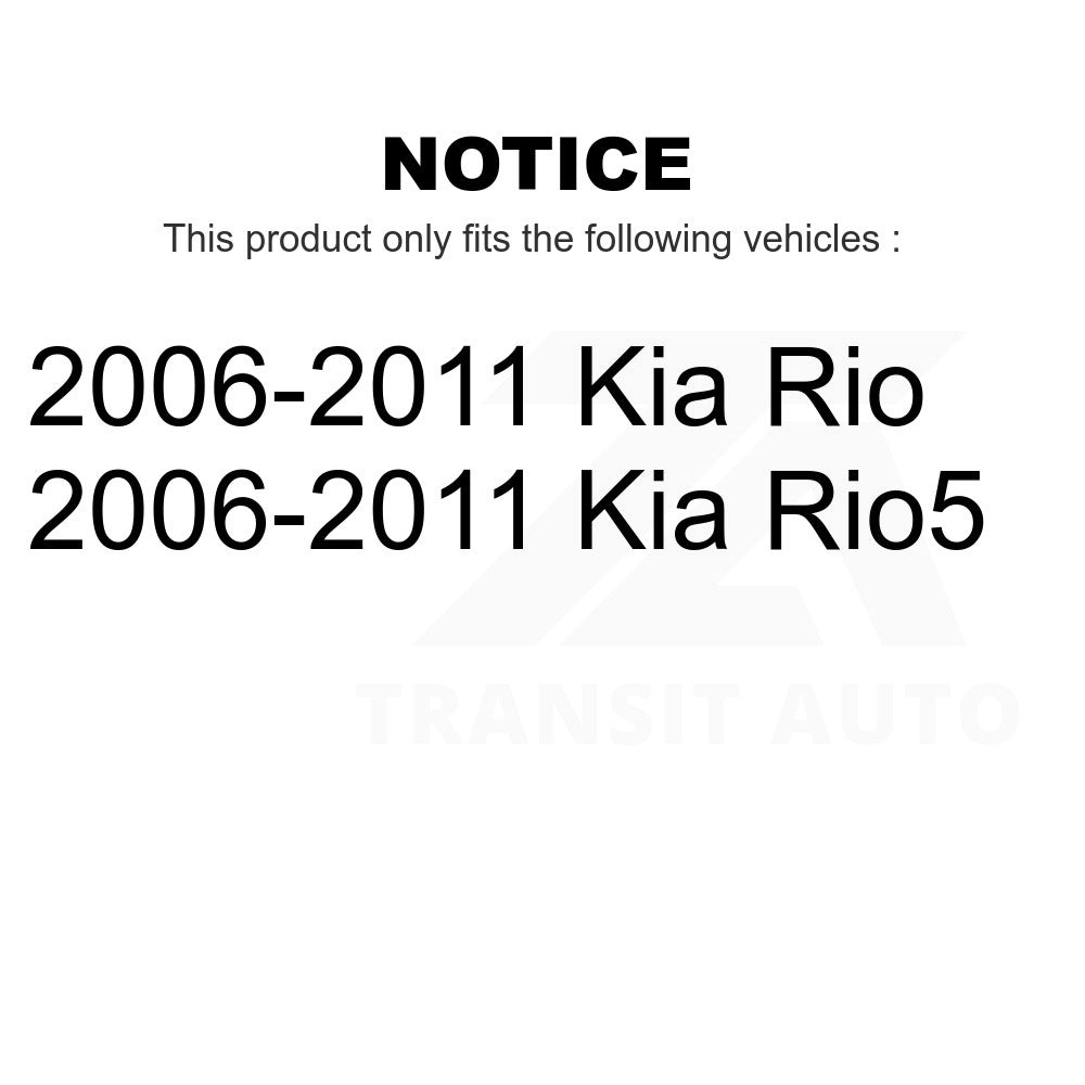 Front Suspension Ball Joint And Tie Rod End Kit For 2006-2011 Kia Rio Rio5