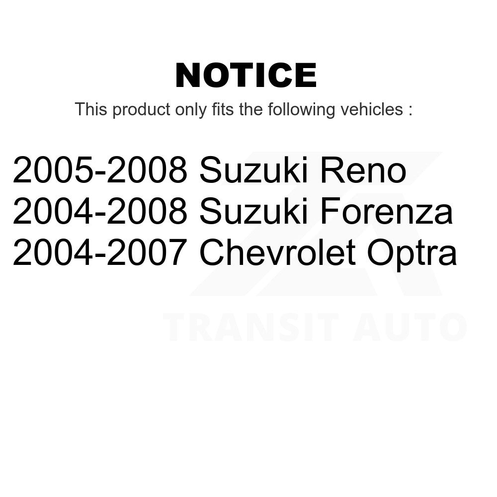 Front Ball Joint And Tie Rod End Kit For Suzuki Forenza Reno Chevrolet Optra