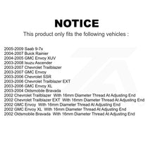 Charger l&#39;image dans la galerie, Front Ball Joint Tie Rod End Kit For Chevrolet Trailblazer GMC Envoy EXT XL XUV