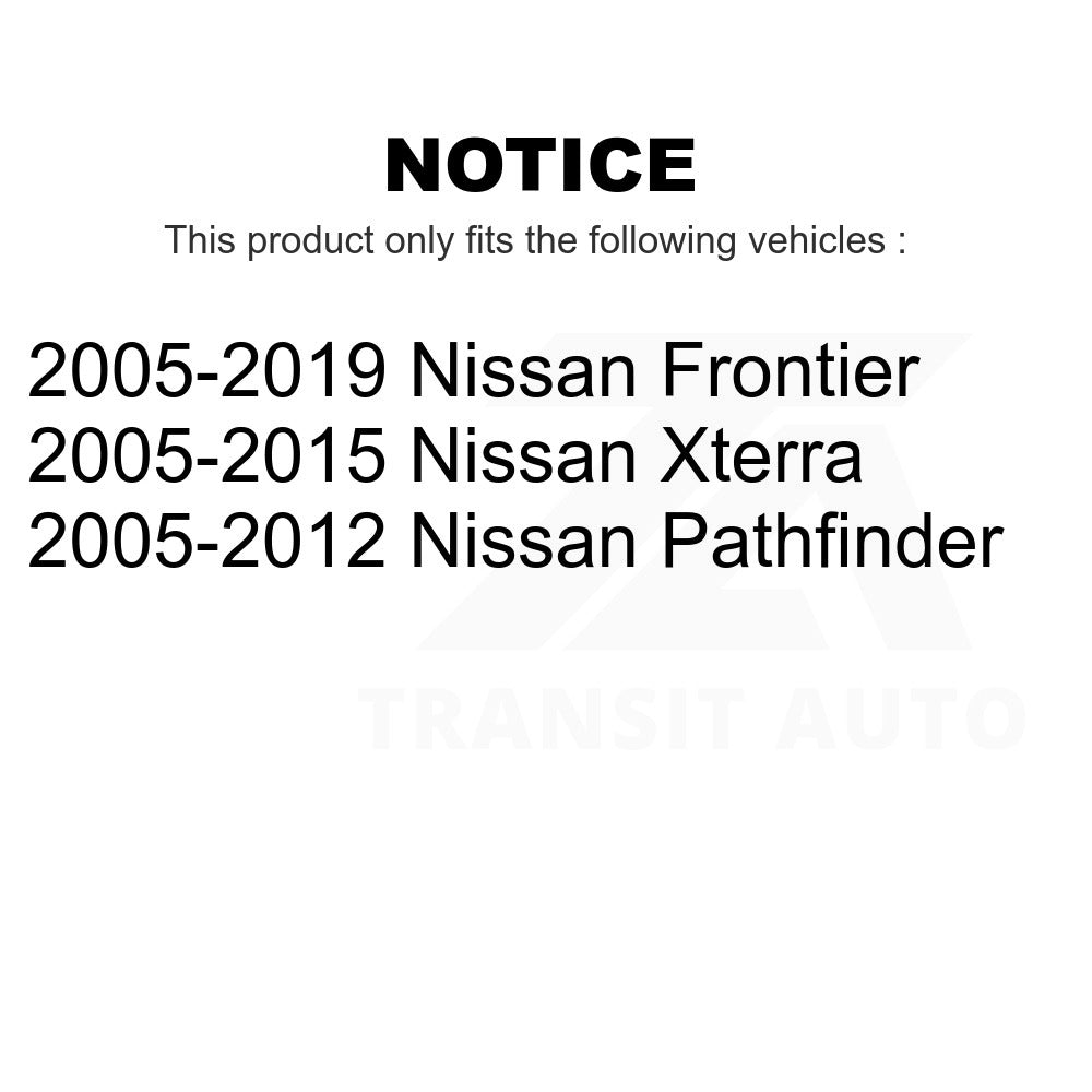 Front Ball Joint And Tie Rod End Kit For Nissan Frontier Pathfinder Xterra