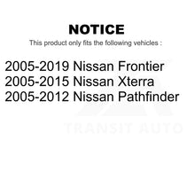 Charger l&#39;image dans la galerie, Front Ball Joint And Tie Rod End Kit For Nissan Frontier Pathfinder Xterra