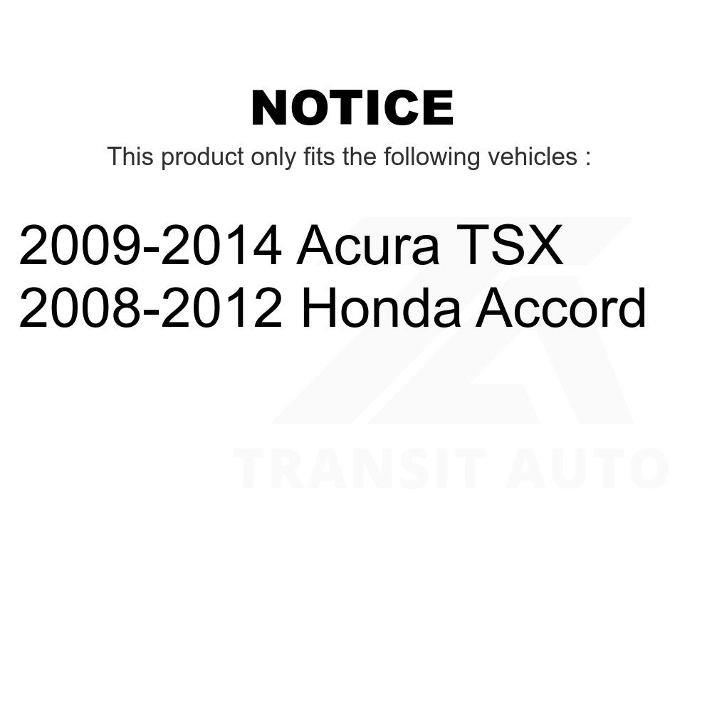 Kit de bras de commande de Suspension avant et d'extrémité de biellette de direction, pour Honda Accord Acura TSX 