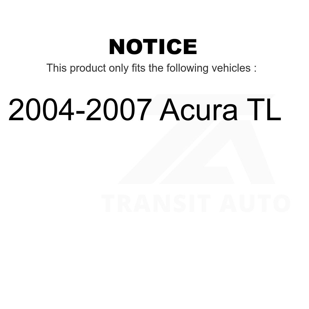 Front Suspension Control Arm And Tie Rod End Kit For 2004-2007 Acura TL