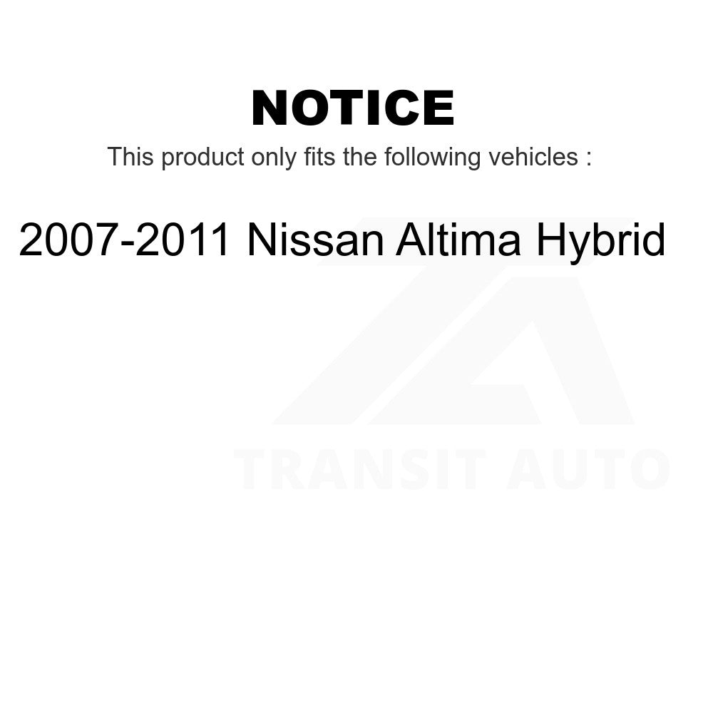 Front Suspension Control Arm Assembly & Tie Rod End Kit For Nissan Altima Hybrid