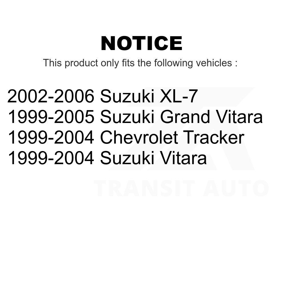 Front Suspension Control Arm Assembly Tie Rod End Kit For Suzuki Chevrolet XL-7