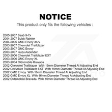 Charger l&#39;image dans la galerie, Front Suspension Control Arm Assembly Tie Rod End Kit For Chevrolet Trailblazer