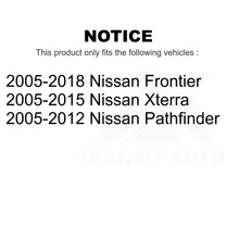 Charger l&#39;image dans la galerie, Front Suspension Control Arm Assembly Tie Rod End Kit For Nissan Frontier Xterra