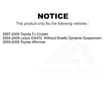 Charger l&#39;image dans la galerie, Front Suspension Control Arm Assembly And Tie Rod End Kit For Toyota 4Runner FJ