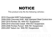 Charger l&#39;image dans la galerie, Front Suspension Control Arm Assembly &amp; Tie Rod End Kit For Chevrolet Cobalt Ion