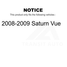 Charger l&#39;image dans la galerie, Front Suspension Control Arm Assembly &amp; Tie Rod End Kit For 2008-2009 Saturn Vue