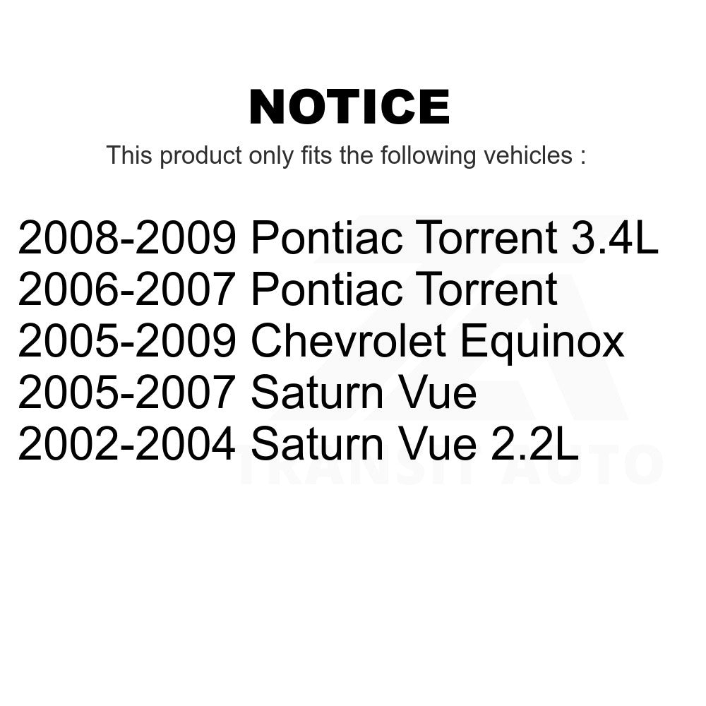 Front Suspension Control Arm Assembly Tie Rod End Kit For Chevrolet Equinox Vue