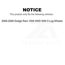 Charger l&#39;image dans la galerie, Front Suspension Control Arm Kit For 06-08 Dodge Ram 1500 4WD With 5 Lug Wheels