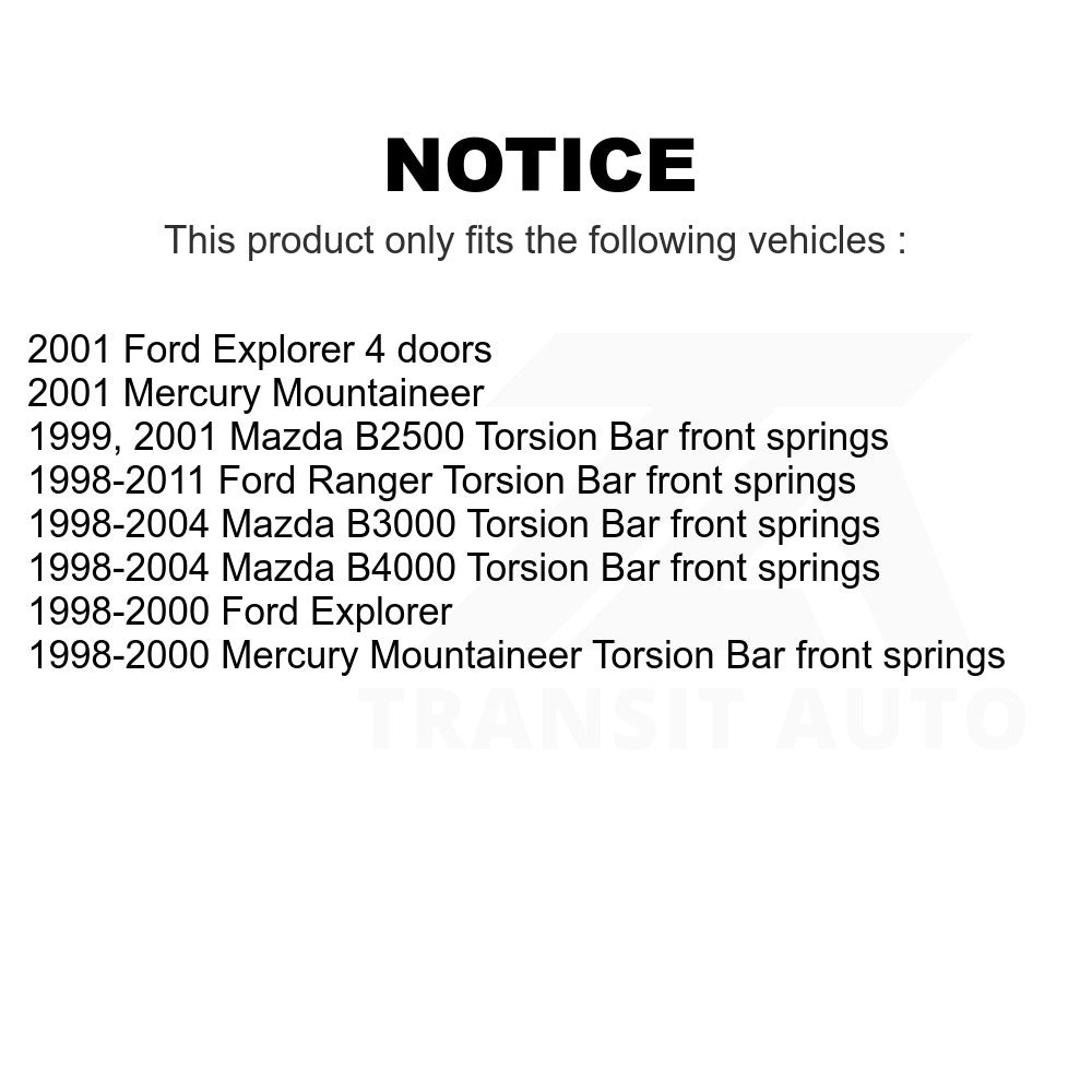 Ensemble de bras de commande de Suspension avant et Kit d'extrémité de biellette de direction pour Ford Ranger Explorer 