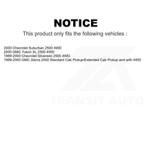 Load image into Gallery viewer, Front Control Arm &amp; Ball Joint Tie Rod End Link Kit For Chevrolet Silverado 2500