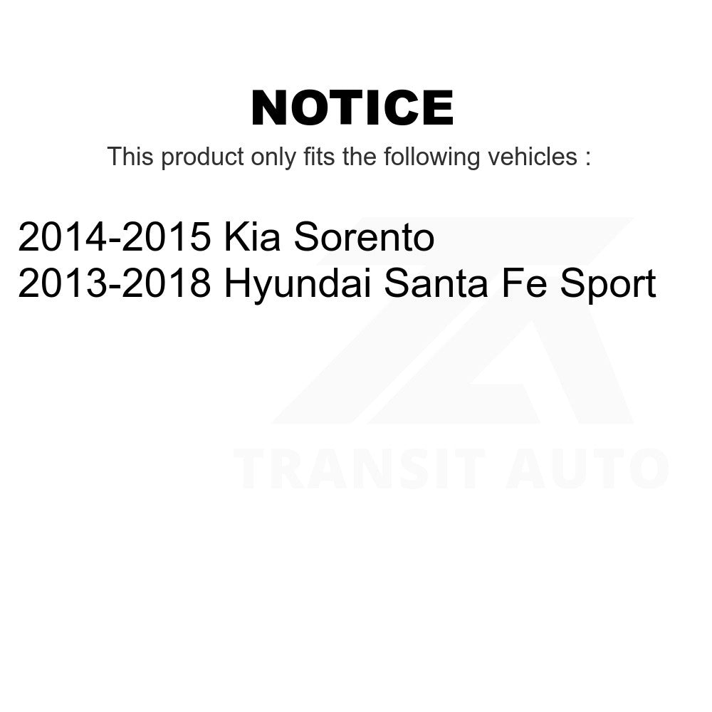 Front Ball Joint And Tie Rod End Kit For Hyundai Santa Fe Sport Kia Sorento