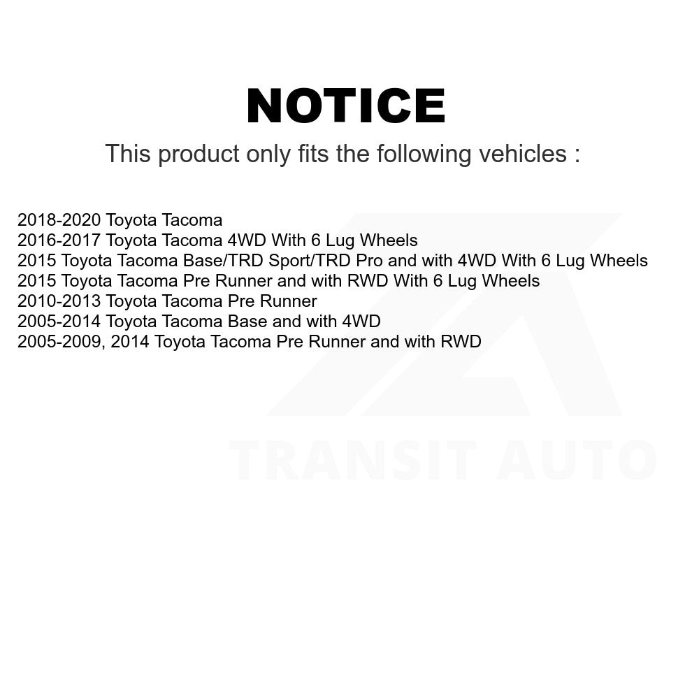 Front Suspension Control Arm And Ball Joint Assembly Link Kit For Toyota Tacoma