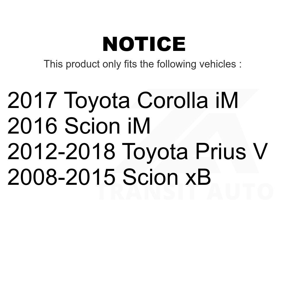 Front Suspension Control Arm Tie Rod End Kit For Scion xB Toyota Prius V Corolla