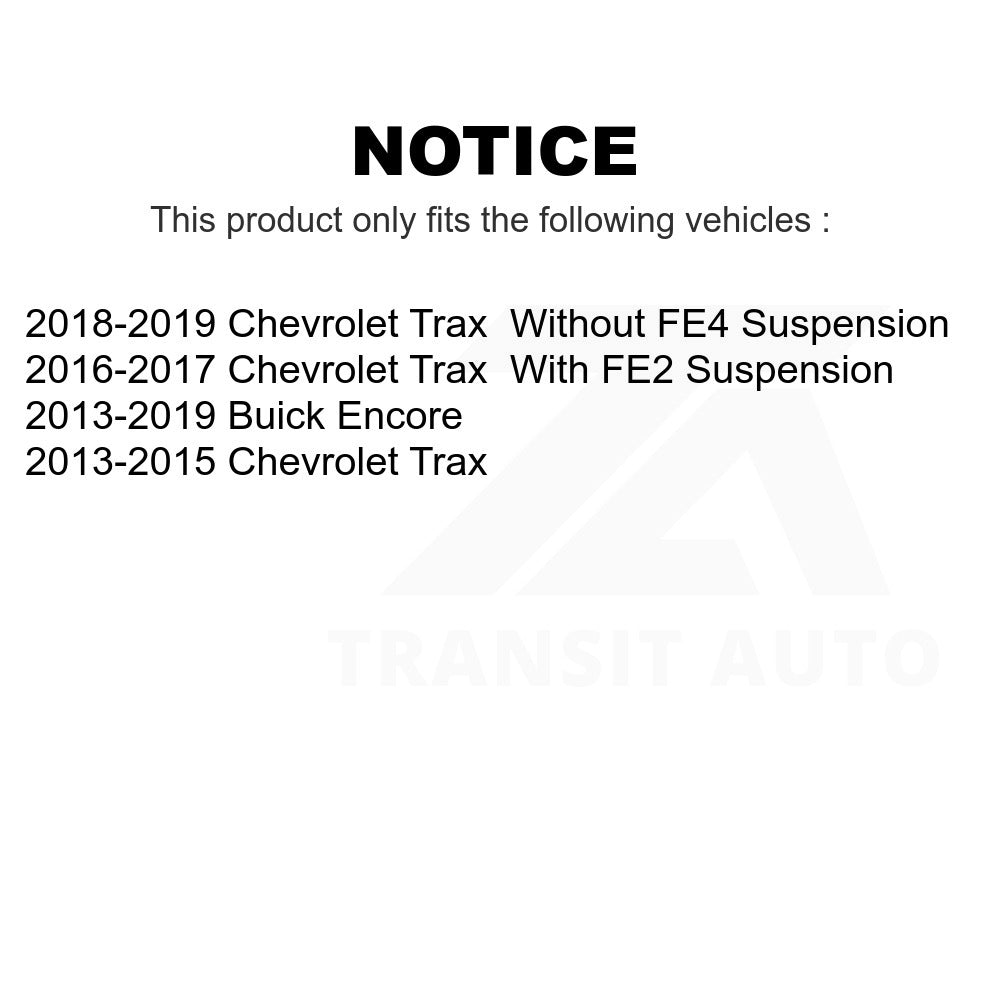 Front Suspension Control Arm And Ball Joint Kit For Buick Encore Chevrolet Trax