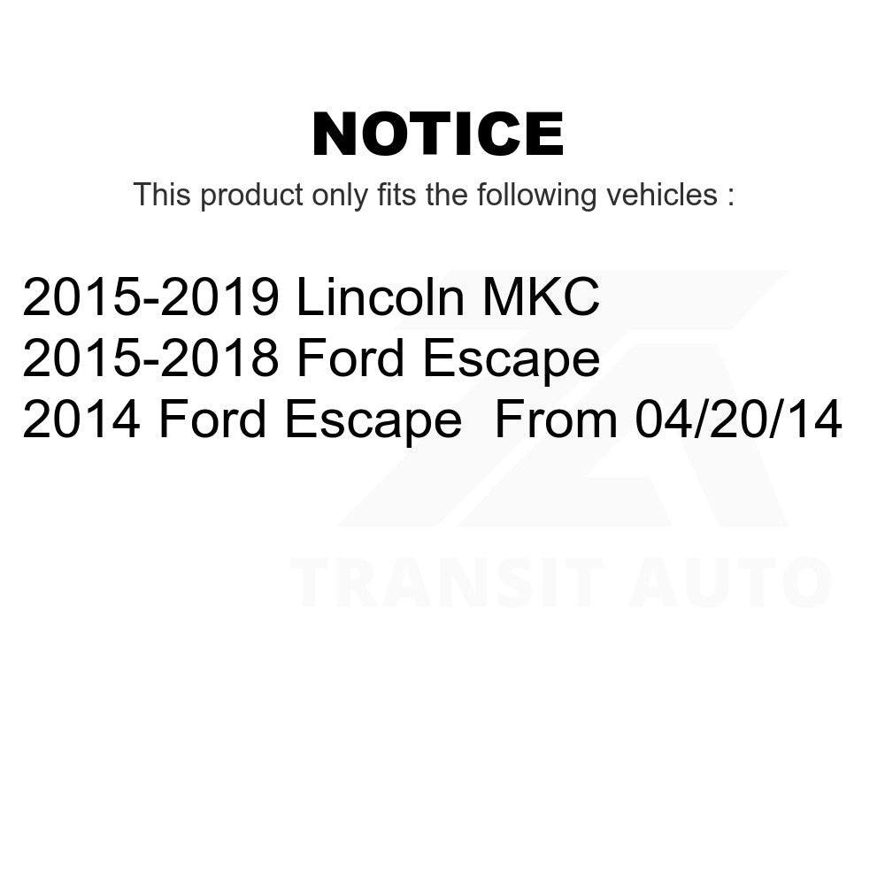 Front Rear Suspension Stabilizer Bar Link Kit For Ford Escape Lincoln MKC