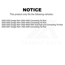 Load image into Gallery viewer, Front Steering Tie Rod End Kit For Dodge Ram 1500 2500 3500