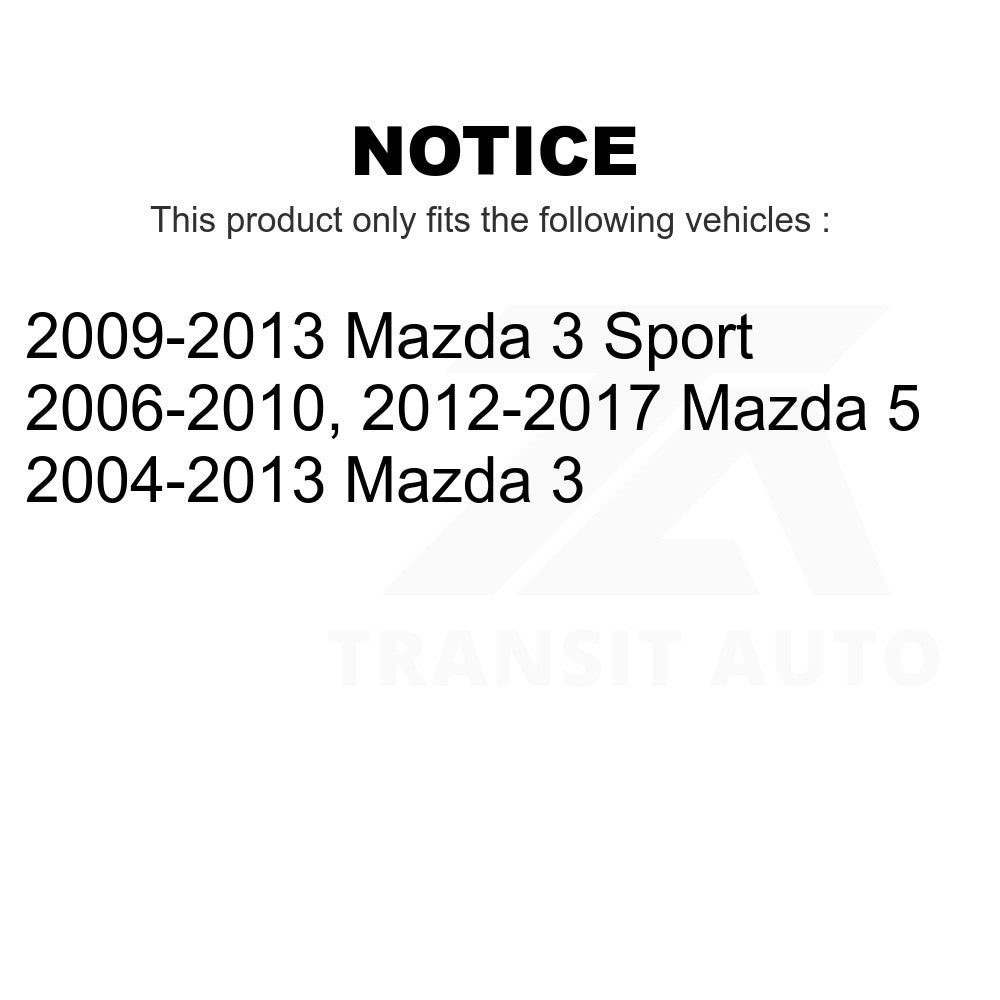 Front Steering Tie Rod End Kit For Mazda 3 5 Sport