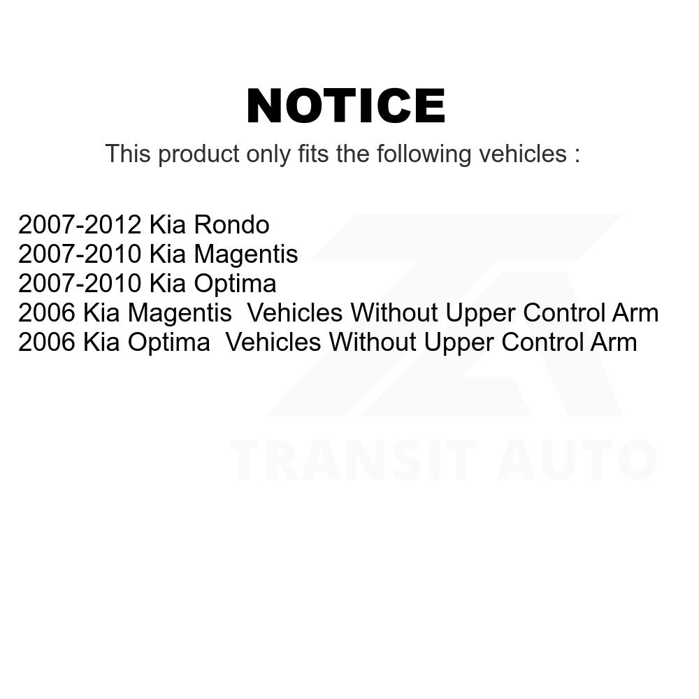 Front Steering Tie Rod End Kit For Kia Optima Rondo Magentis