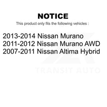 Load image into Gallery viewer, Front Steering Tie Rod End Kit For Nissan Altima Murano