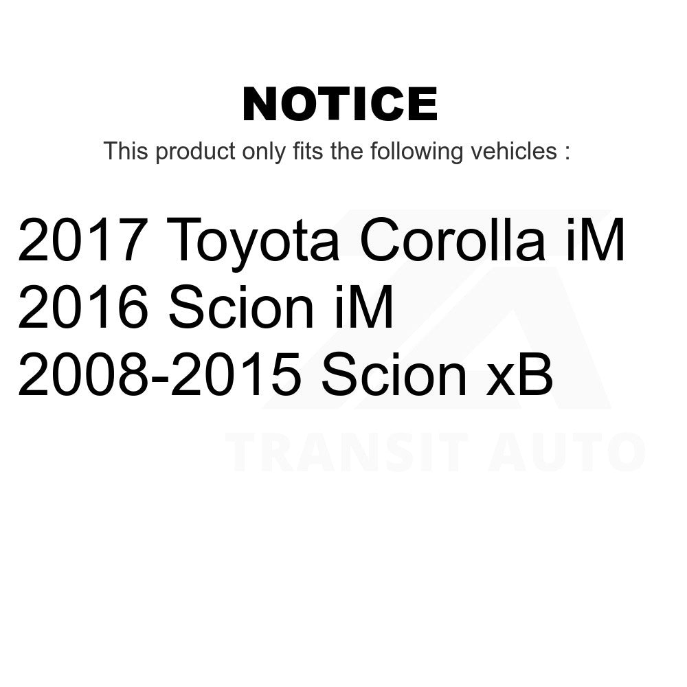 Front Suspension Control Arm Tie Rod End & Ball Joint Kit (6Pc) For Scion xB iM