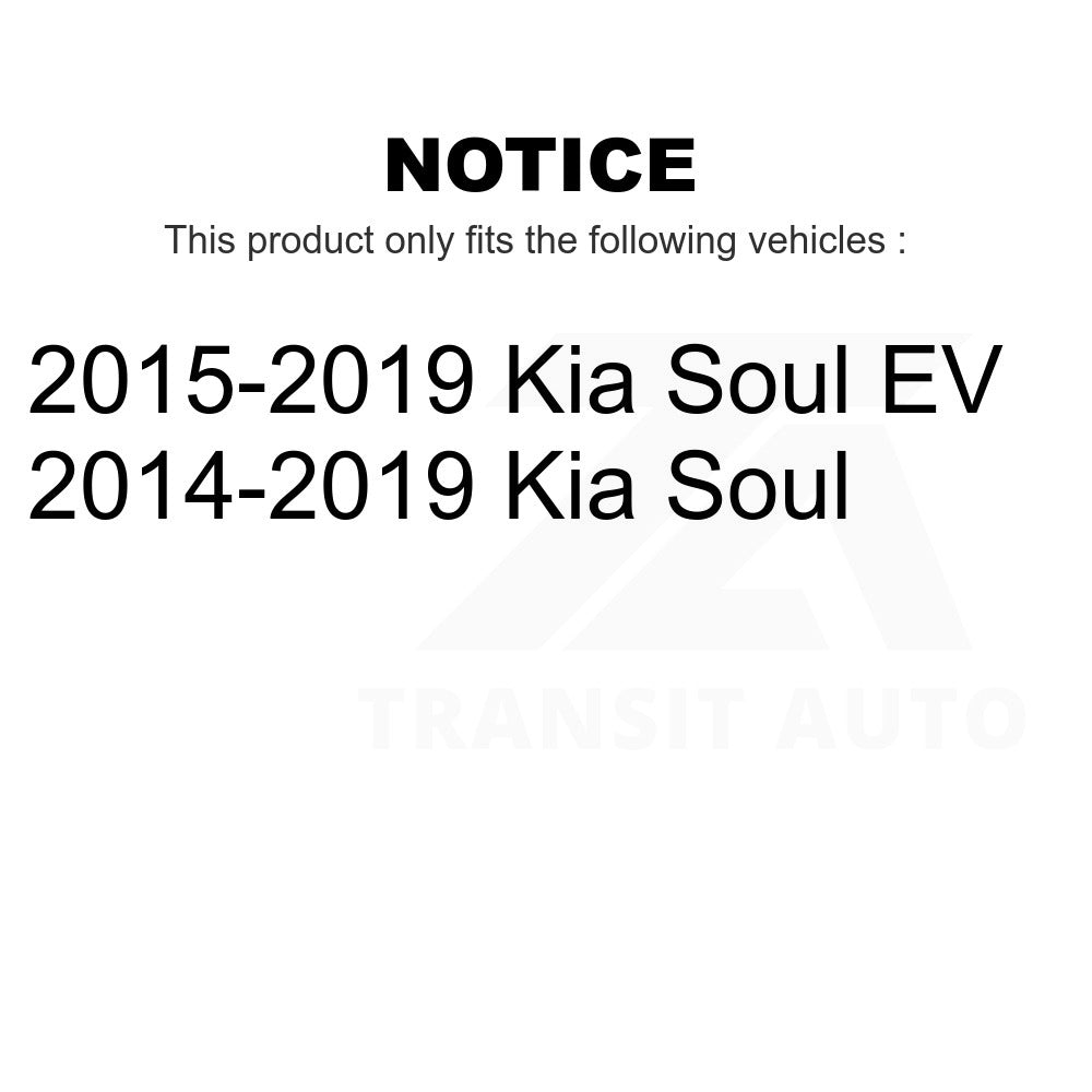 Kit de liaison d'extrémité de biellette de direction, bras de commande avant, ensemble de rotule (8 pièces) pour Kia Soul EV 