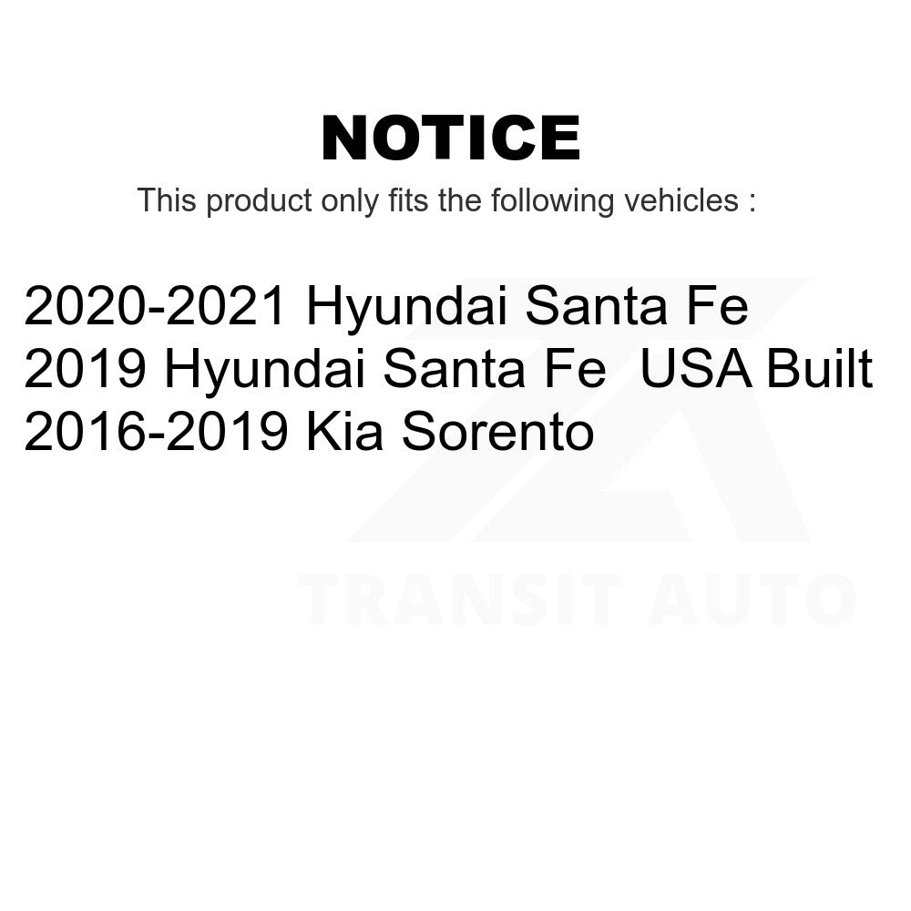 Kit de liaison de barre stabilisatrice de Suspension avant et arrière, pour Kia Sorento Hyundai Santa Fe 