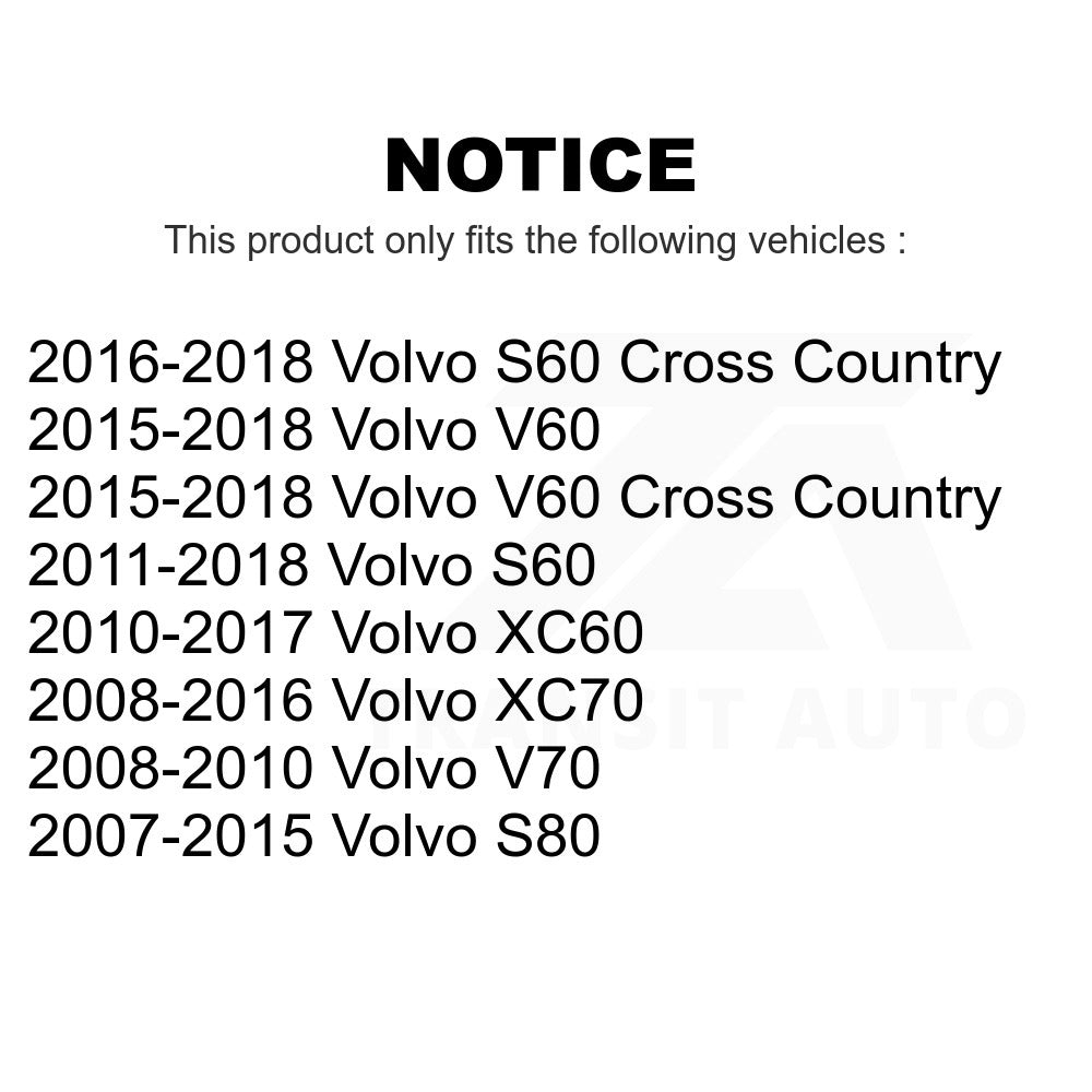 Rear Suspension Sway Bar Link Pair For Volvo XC60 S60 XC70 S80 V60 Cross Country