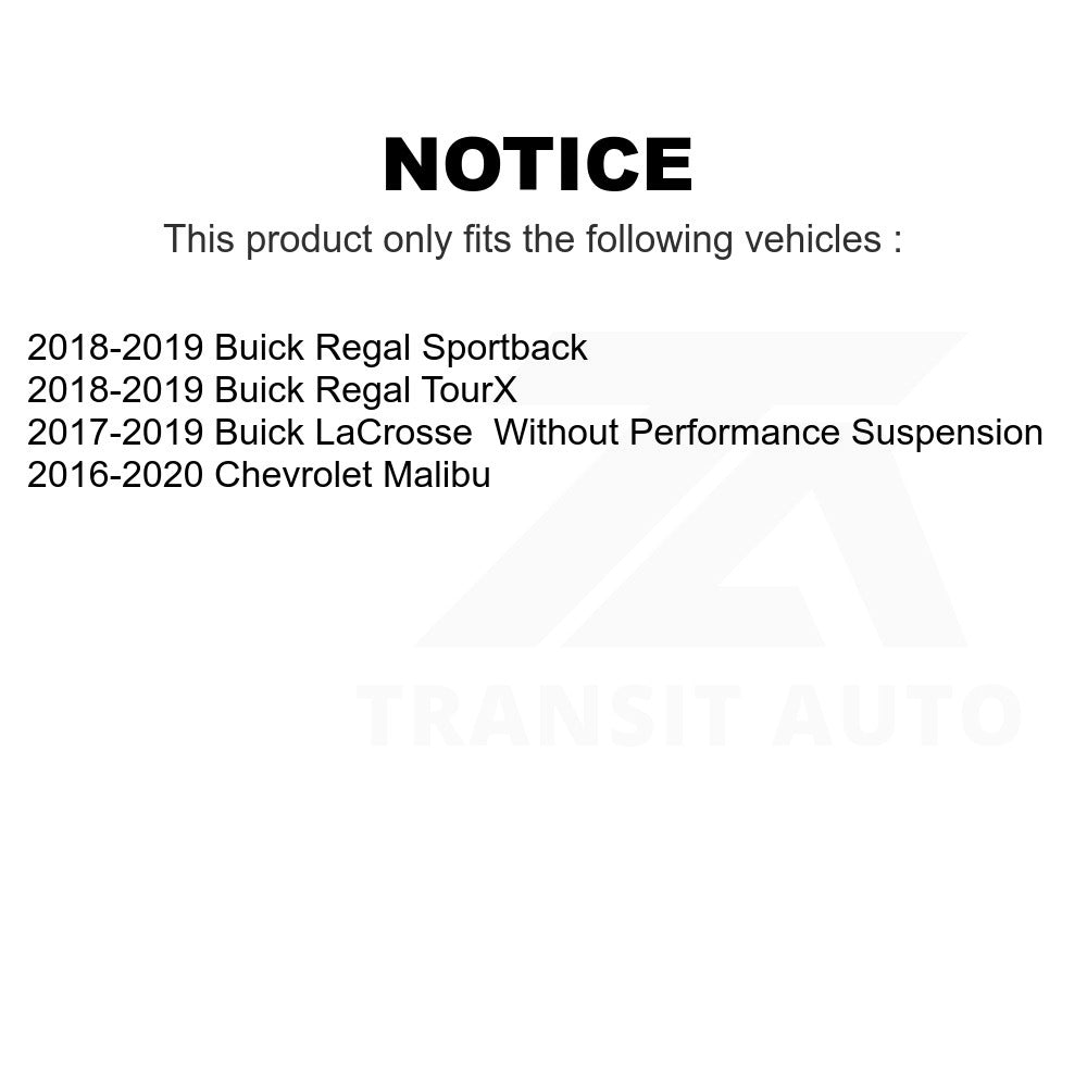 Front Suspension Bar Link Kit For Chevrolet Malibu Buick LaCrosse Regal TourX