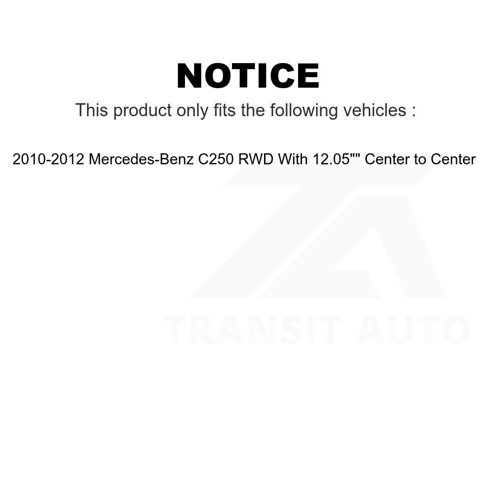 Front Suspension Stabilizer Bar Link Kit For 2010-2012 Mercedes-Benz C250 RWD