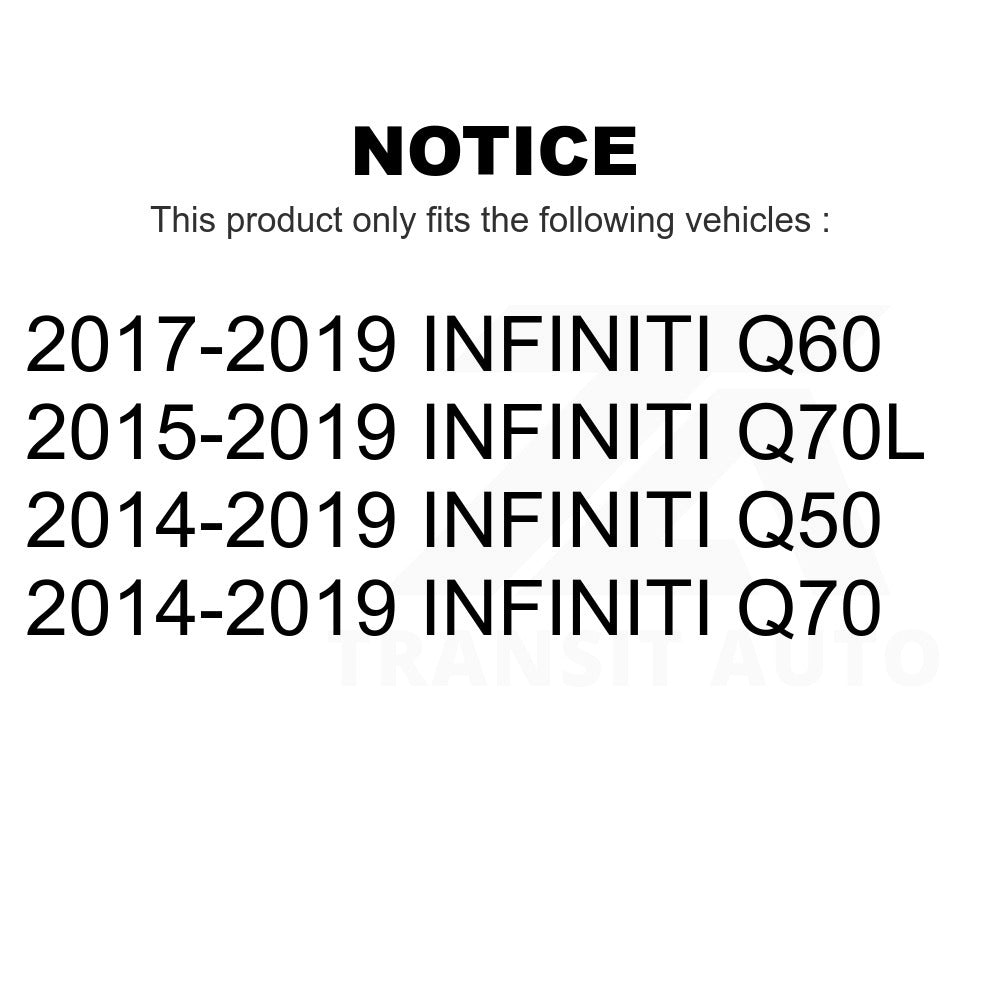 Rear Suspension Stabilizer Bar Link Kit For INFINITI Q50 Q60 Q70 Q70L