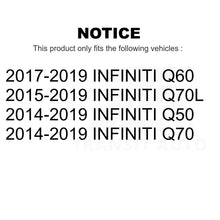 Charger l&#39;image dans la galerie, Rear Suspension Stabilizer Bar Link Kit For INFINITI Q50 Q60 Q70 Q70L