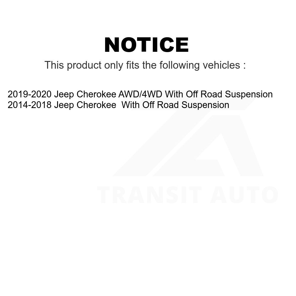 Rear Suspension Sway Bar Link Kit For Jeep Cherokee With Off Road