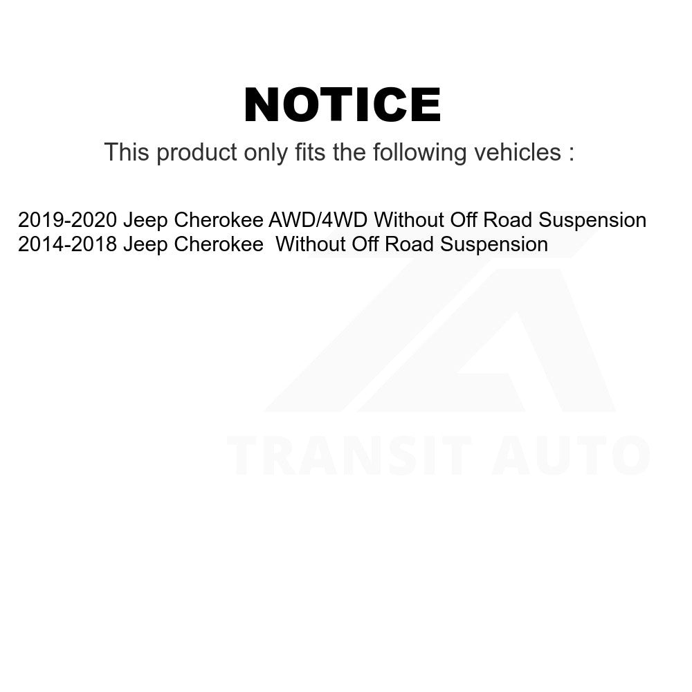 Rear Suspension Sway Bar Link Kit For Jeep Cherokee Without Off Road