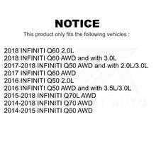 Load image into Gallery viewer, Front Rear Suspension Stabilizer Bar Link Kit For INFINITI Q50 Q60 Q70 Q70L