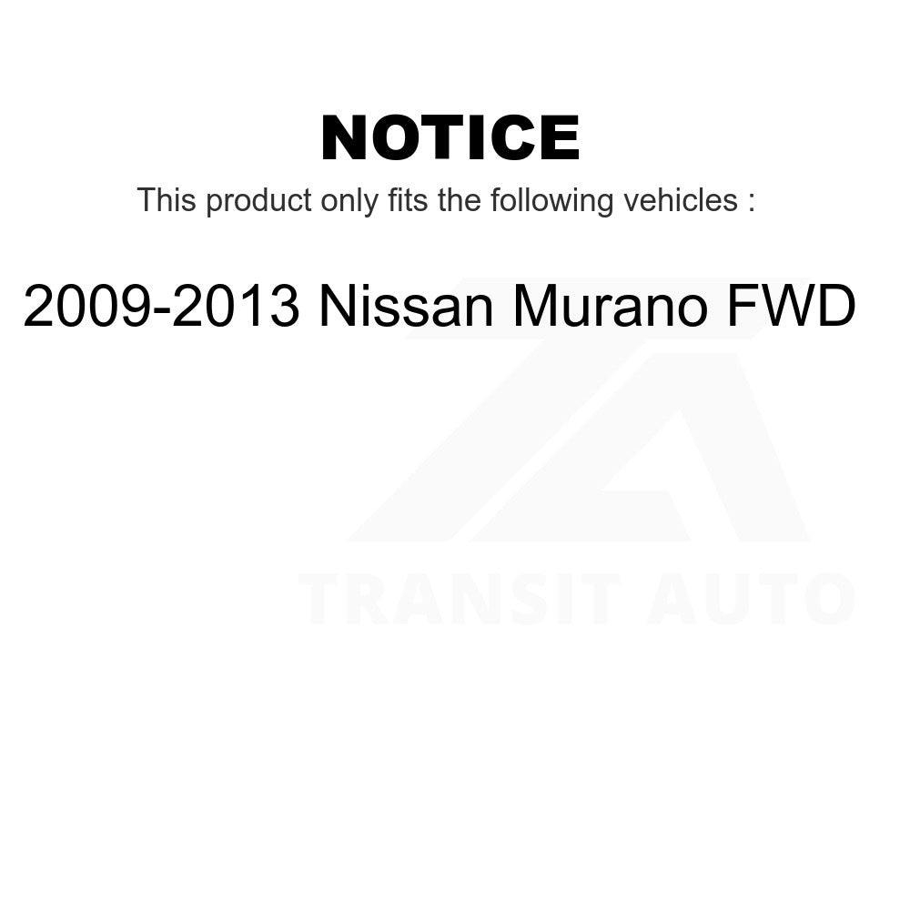 Front Rear Suspension Stabilizer Bar Link Kit For 2009-2013 Nissan Murano FWD