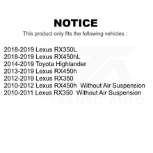 Charger l&#39;image dans la galerie, Front Rear Suspension Sway Bar Link Kit For Toyota Highlander Lexus RX350 RX450h