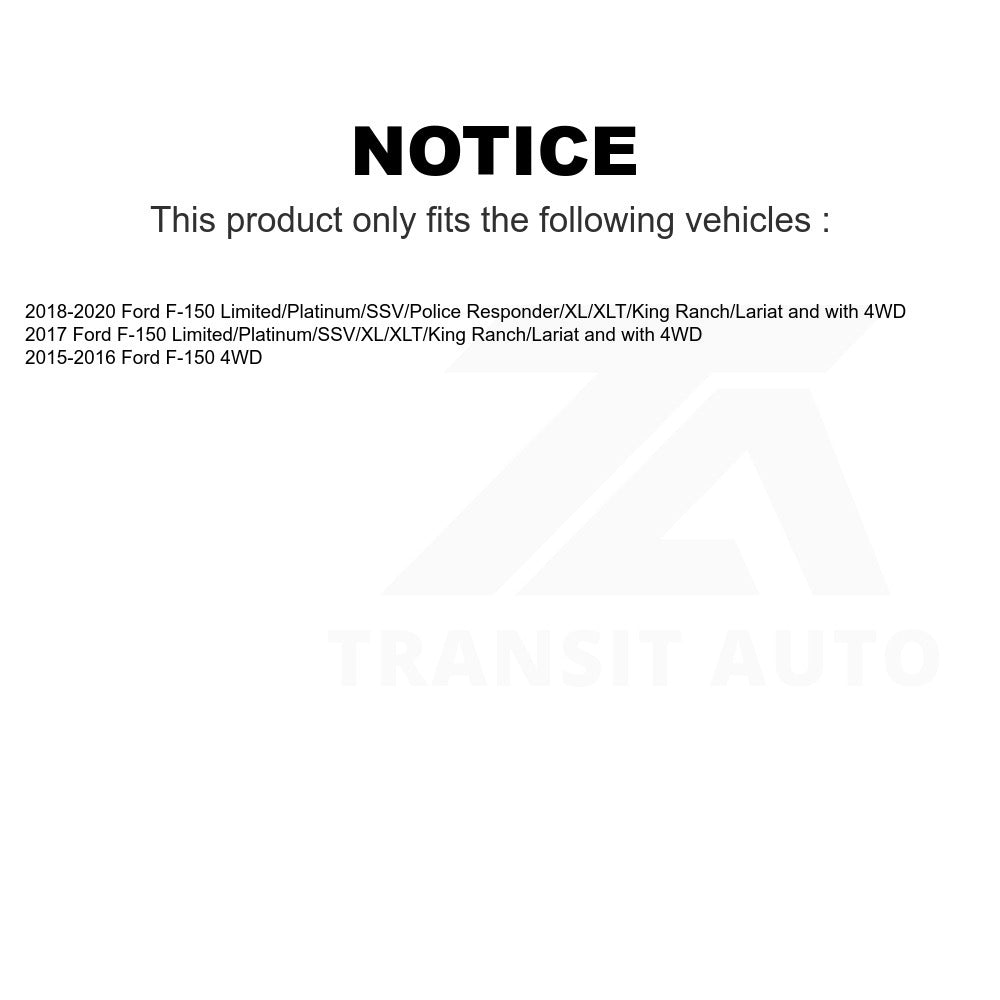 Front Suspension Control Arm And Ball Joint Assembly Bar Link Kit For Ford F-150