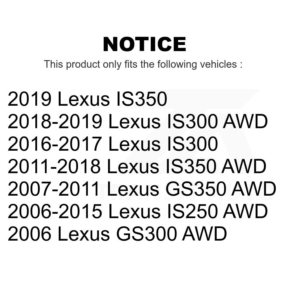 Front Suspension Ball Joints Pair For Lexus IS250 IS300 GS350 IS350 GS300