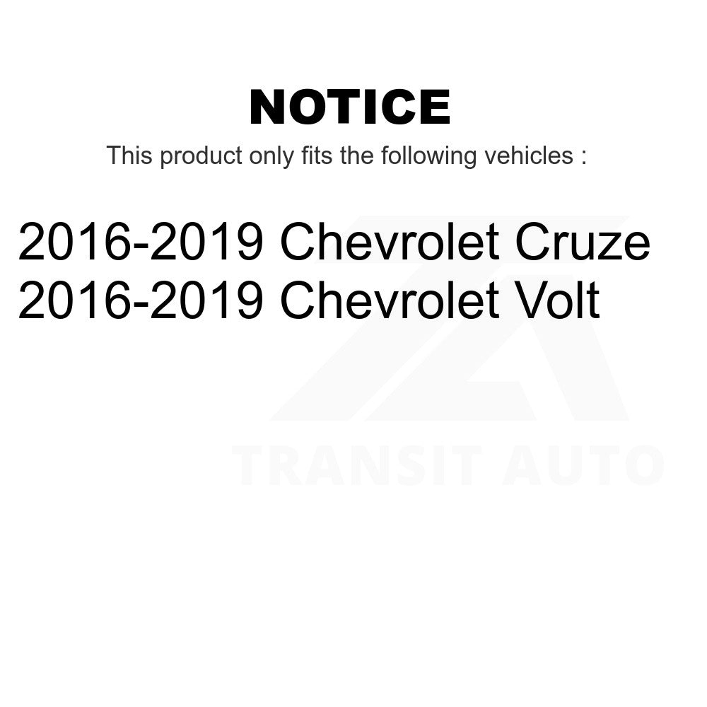 Front Steering Tie Rod End Kit For 2016-2019 Chevrolet Cruze Volt