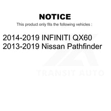 Charger l&#39;image dans la galerie, Front Control Arm &amp; Ball Joint Tie Rod End Link Kit (8Pc) For Nissan Pathfinder