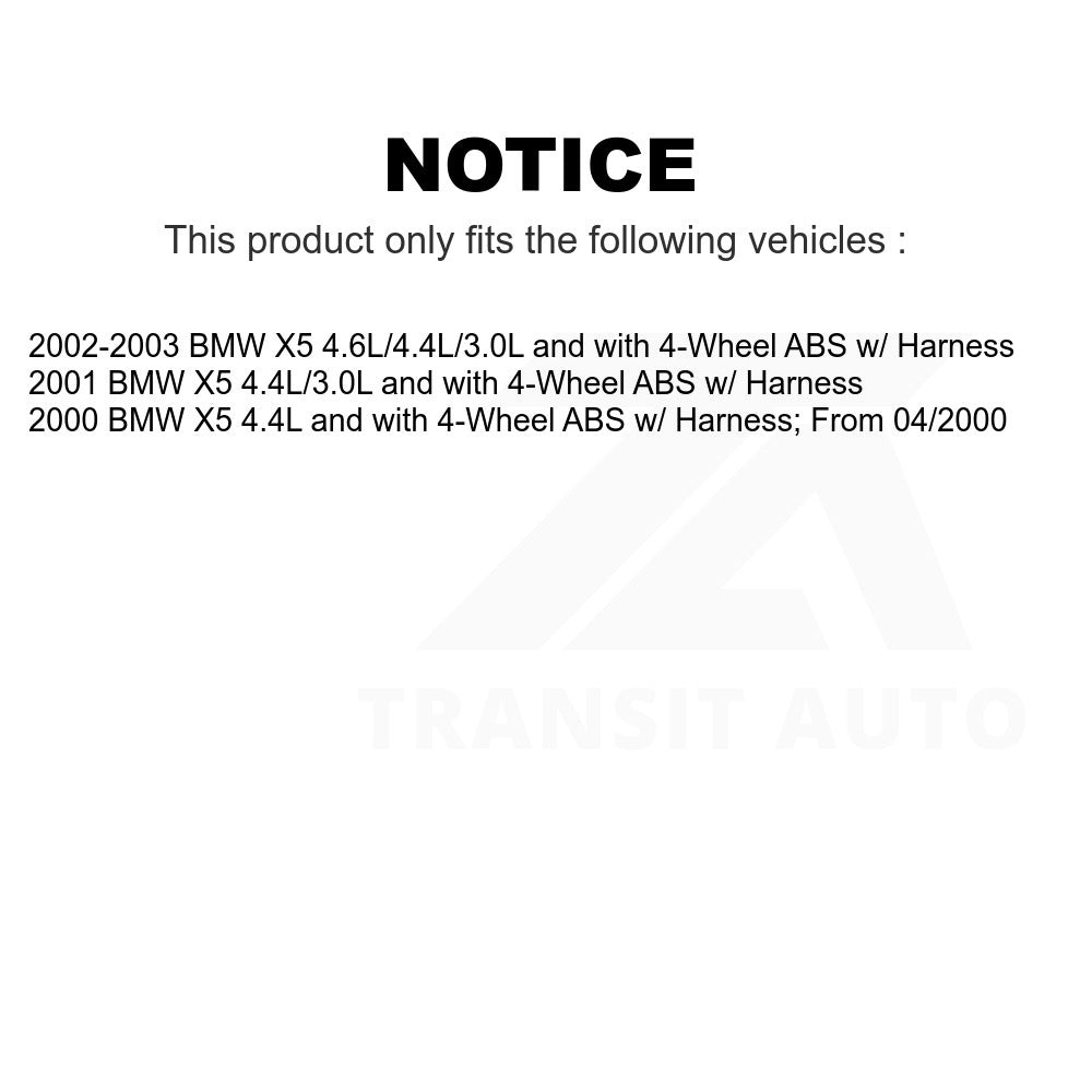 Mpulse Front ABS Wheel Speed Sensor SEN-2ABS0044 For BMW X5