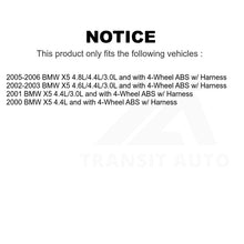 Load image into Gallery viewer, Mpulse Rear ABS Wheel Speed Sensor SEN-2ABS0082 For BMW X5 w Harness