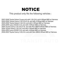 Charger l&#39;image dans la galerie, Mpulse Front Left ABS Wheel Speed Sensor SEN-2ABS0143 For Toyota Camry Lexus