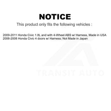 Charger l&#39;image dans la galerie, Mpulse Front Left ABS Wheel Speed Sensor SEN-2ABS0201 For Honda Civic