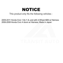 Charger l&#39;image dans la galerie, Mpulse Rear Left ABS Wheel Speed Sensor SEN-2ABS0207 For Honda Civic