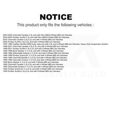 Charger l&#39;image dans la galerie, Mpulse ABS Wheel Speed Sensor SEN-2ABS0287 For Chevrolet Cavalier Pontiac Grand